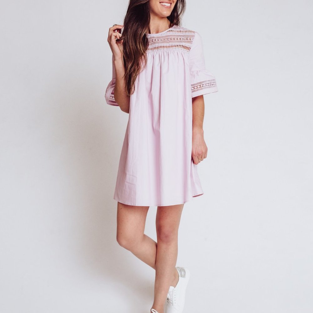 SOLID MINI DRESS **WHITE**